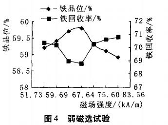 弱磁選試驗